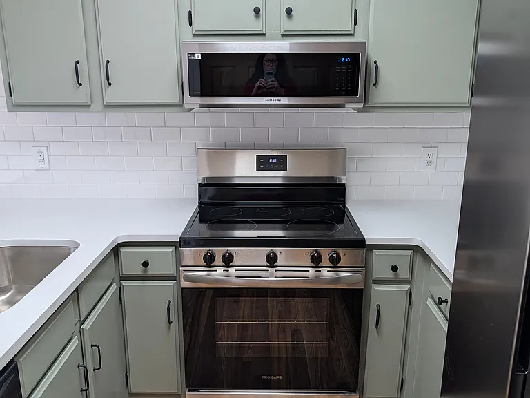 New electric range and microwave