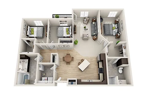 Floor plan C7