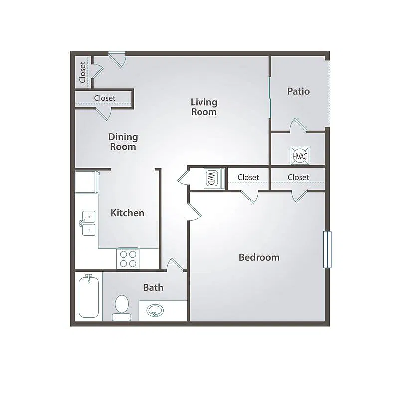Floor plan Barrington - Renovated