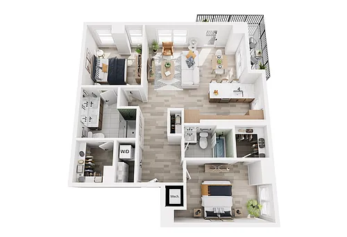 Floor plan B6