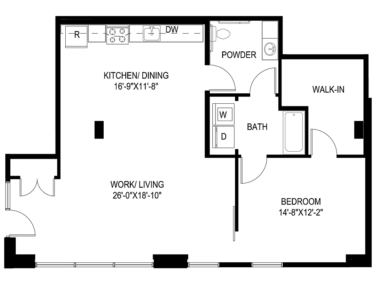 Floor plan A19