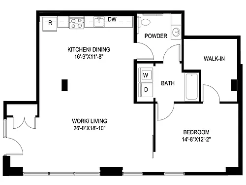 Floor plan A19