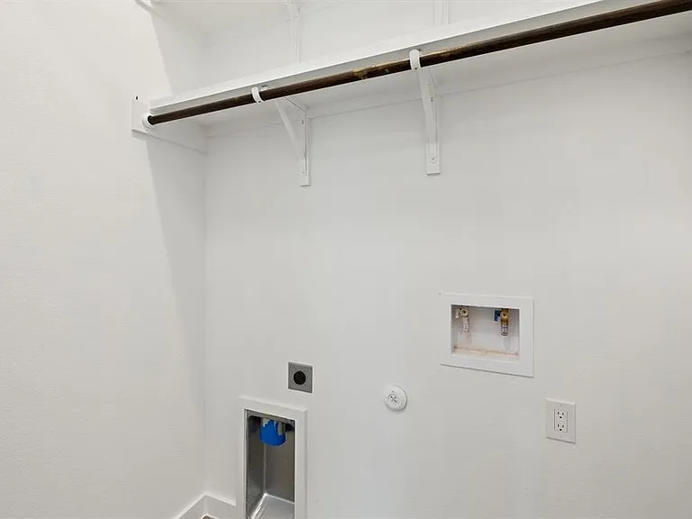 Washer and dryer available upon request. Hookups are inside the home