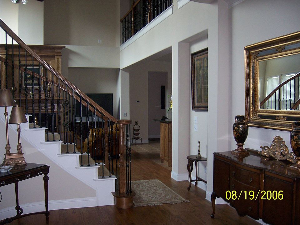 Beautiful entry with hardwood floors.