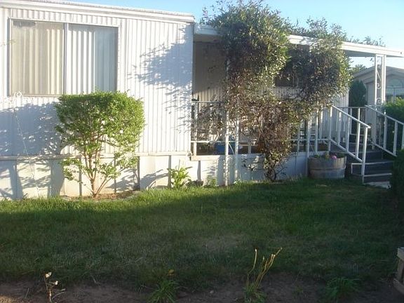 Large lawn on corner lot