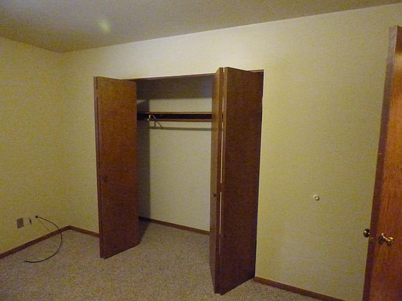 Bedroom closet walk in.