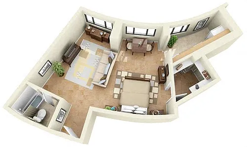 Floor plan ALLEGANY