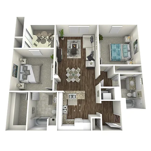 Floor plan The Montez