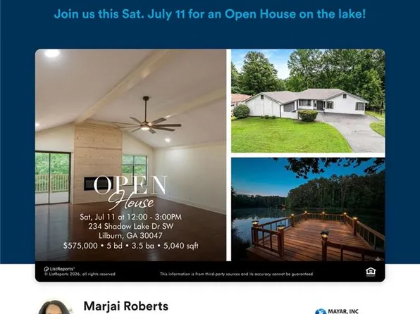 234 Shadow Lake Dr SW, Lilburn, GA 30047