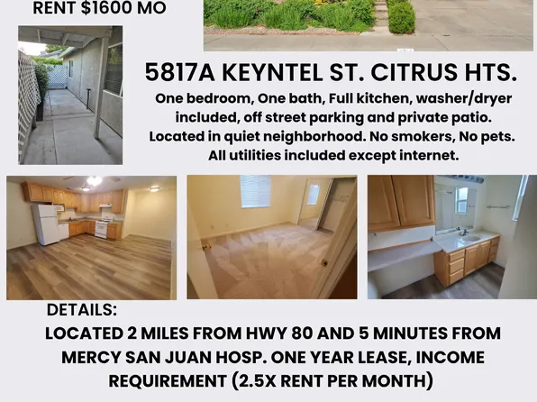 5817 Keyntel St #A, Citrus Heights, CA 95621