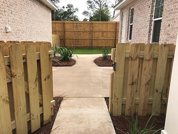 Back yard
Landscaping and yard care included in rent.