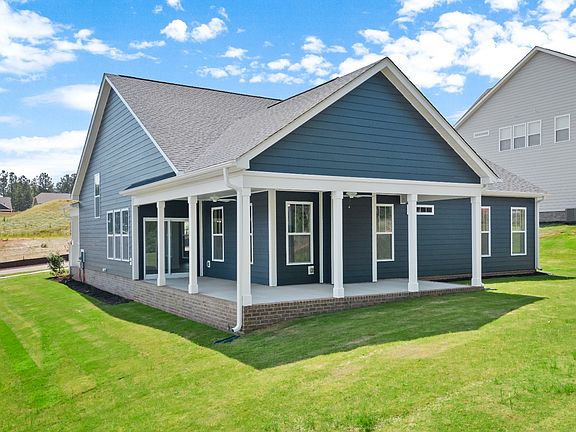 Rear Covered Porch of The Oakleigh Design by DRB Homes