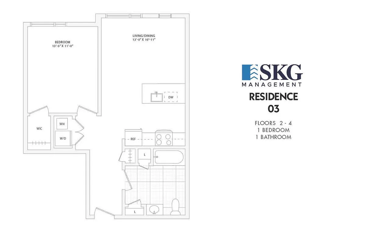 Floor plan Residence 03 Floor 2-4