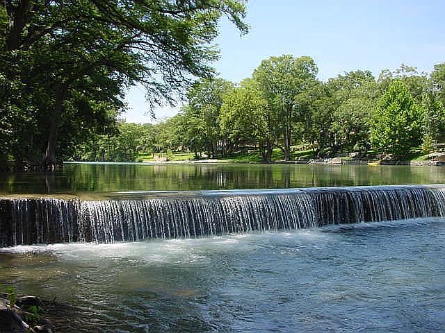 Guadalupe River View at neighborhood park