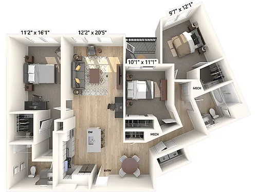 Floor plan C2-ADA