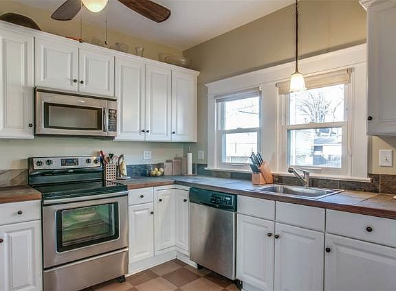 Slate Counters, and Stainless appliances