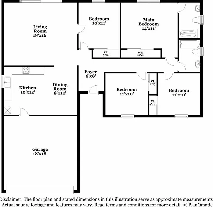 4 bed, 2.0 bath, 1408 sqft, $2,160 — Photo 2
