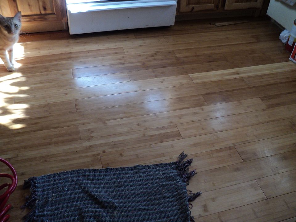 New bamboo flooring