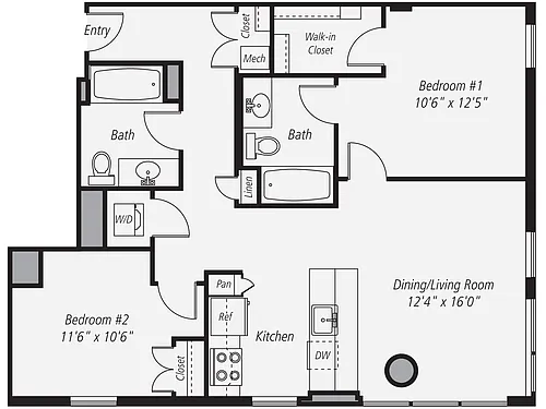 Floor plan B3