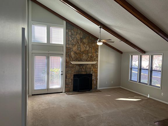 Living room from dining area