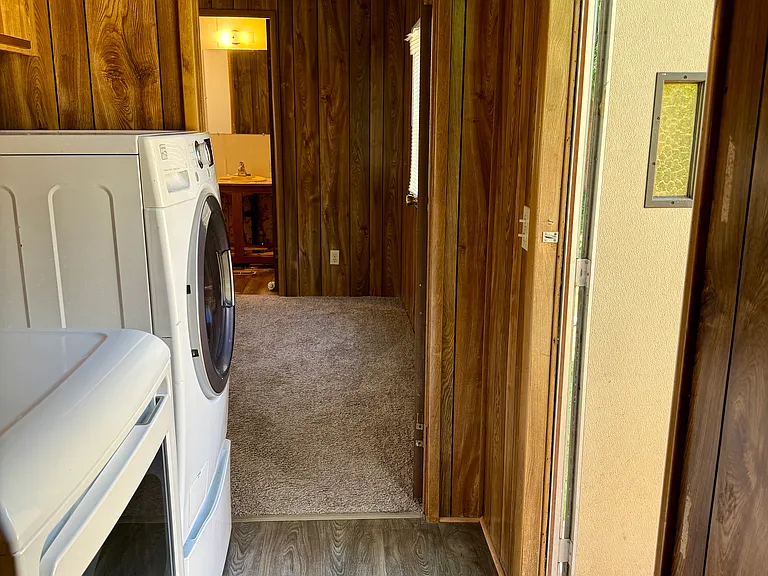 Laundry Room and Back Door