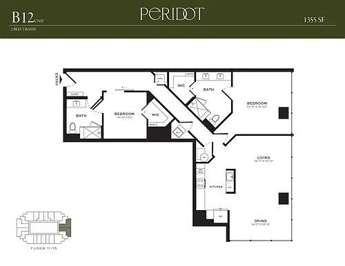 Floor plan B12