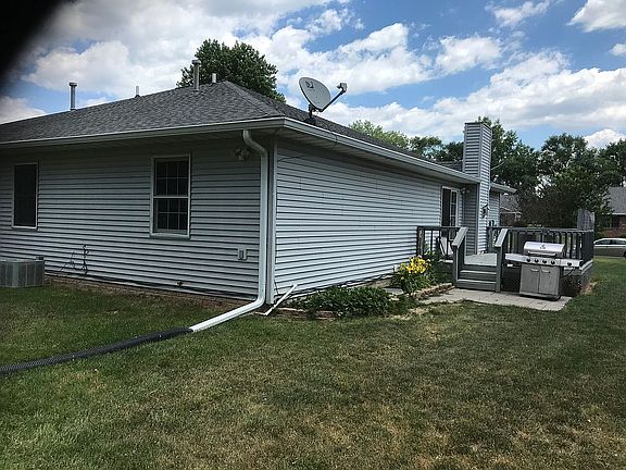 View of condo from back yard