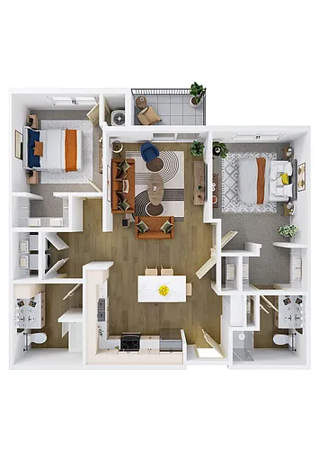 Floor plan 2X2