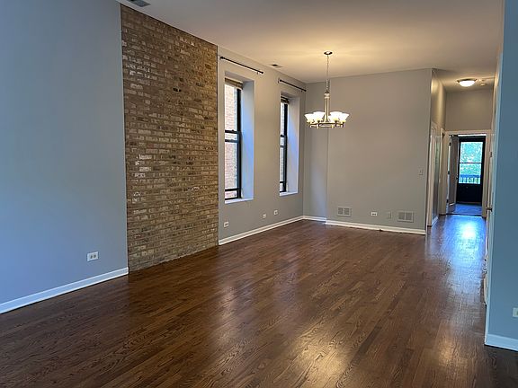 Bright south facing windows light up dining area.