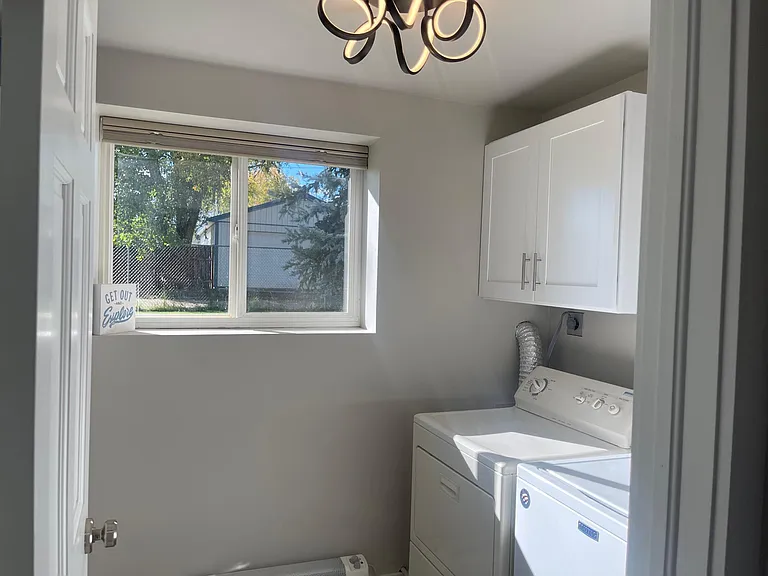 Laundry room on lower level