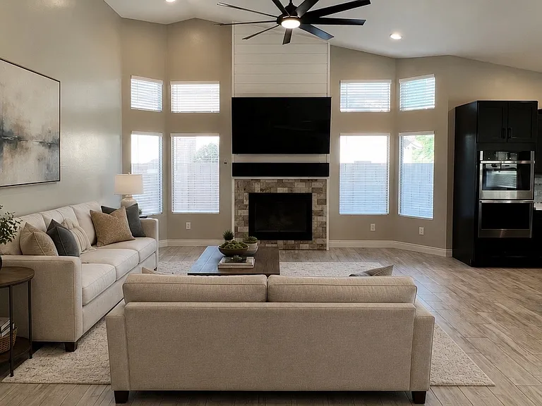 Great Room Sample Decor
*Home is unfurnished.