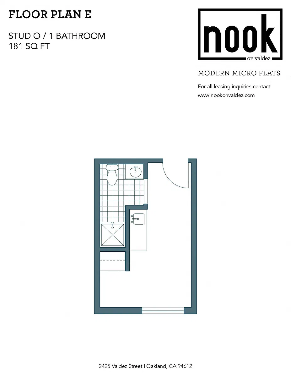 Floor plan FLOOR PLAN E