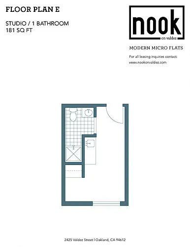 Floor plan FLOOR PLAN E