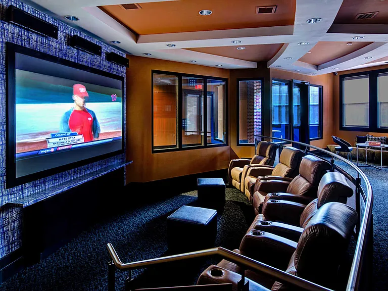 Theater Room with Projector
