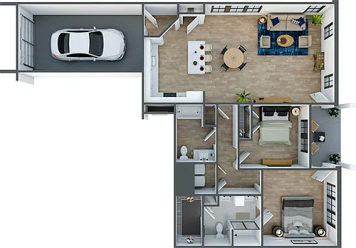 Floor plan Manor A