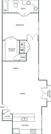 One Bedroom One Bath (948 SF) One Bedroom One Bath (948 SF)