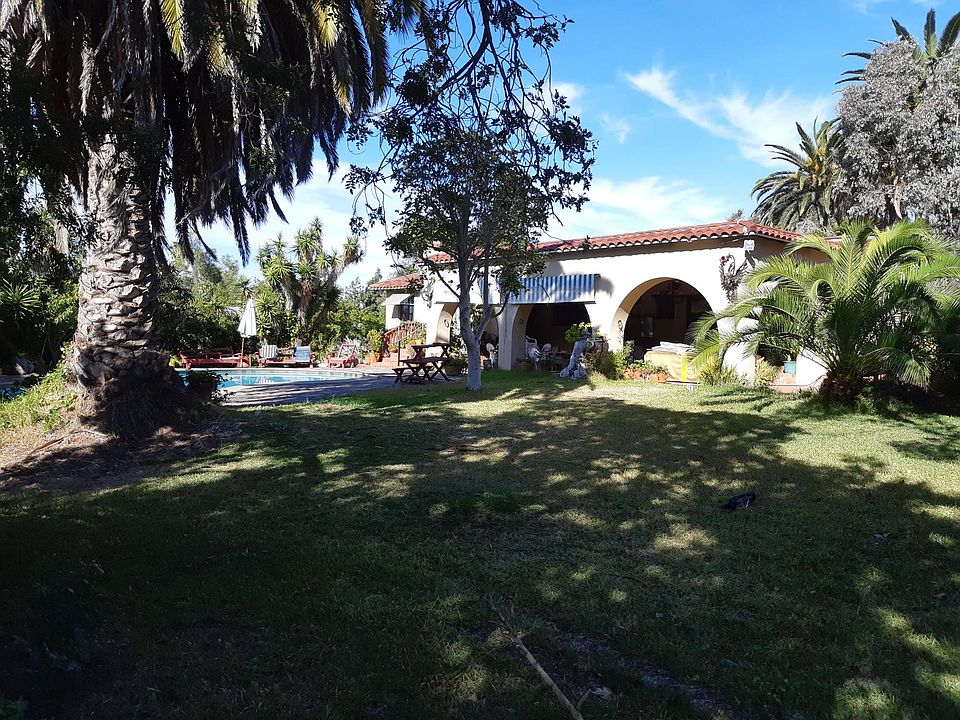 Back Yard with POOL on 1 Acre.
