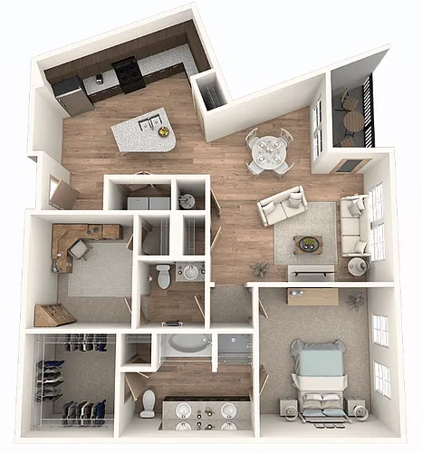 Floor plan A15 - Den