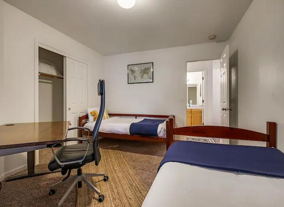 A wonderful place to relax! room for two. This room has two twin-size beds, so pile on!