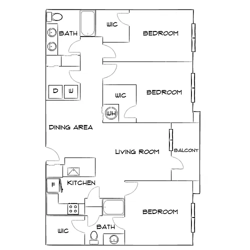 Floor plan Design 3A