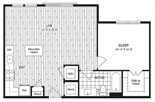 Floor plan Lofts-A21