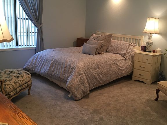 Tranquil master suite. 