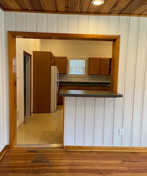 view of kitchen from living room