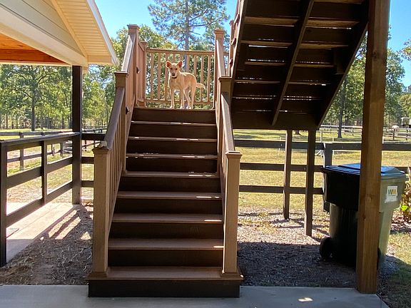 Stairs to apartment