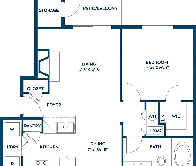 1 Bedroom | 1 Bath | 765 SF 1 Bedroom | 1 Bath | 765 SF