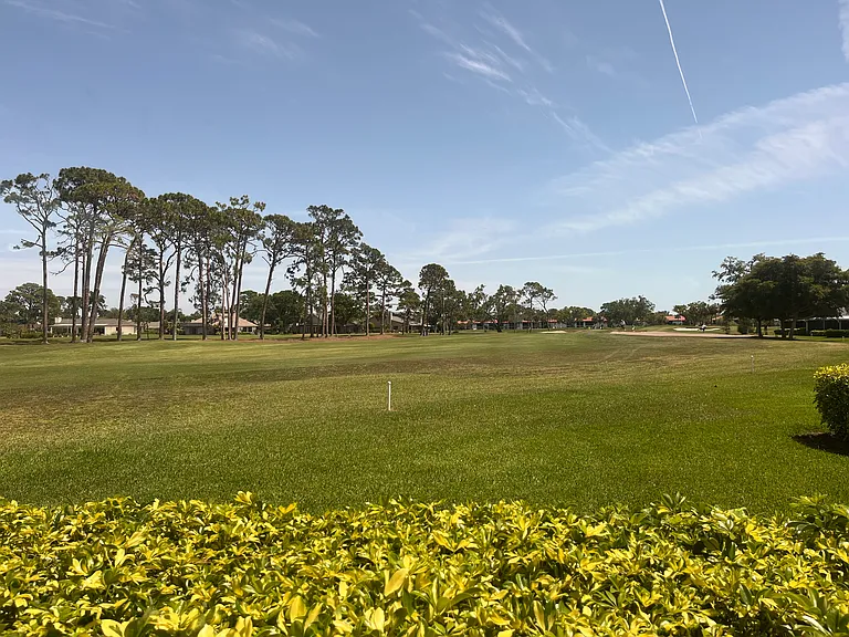 View of 6th Fairway from the TV/Dining Room