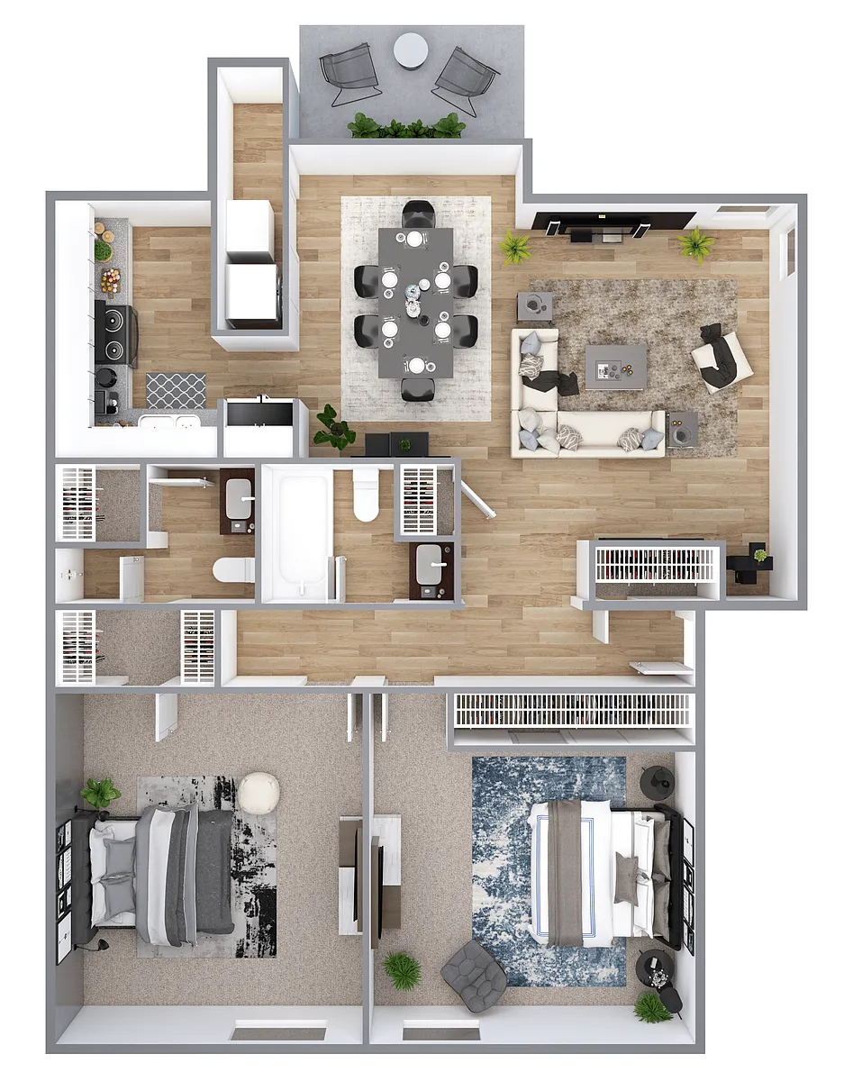 Floor plan B2