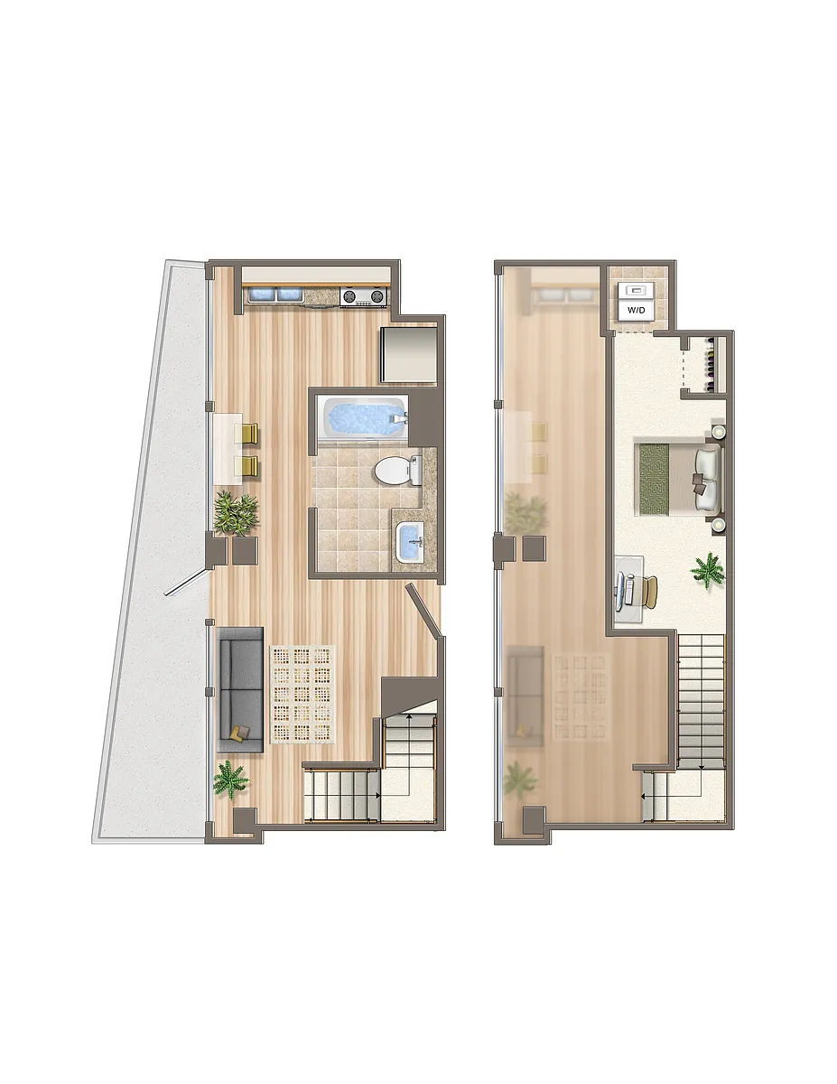 Floor plan Seaside II - B12 Loft