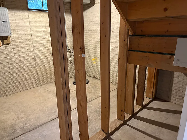Basement Storage, Covered Sump Pump