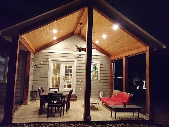 Covered Back Porch